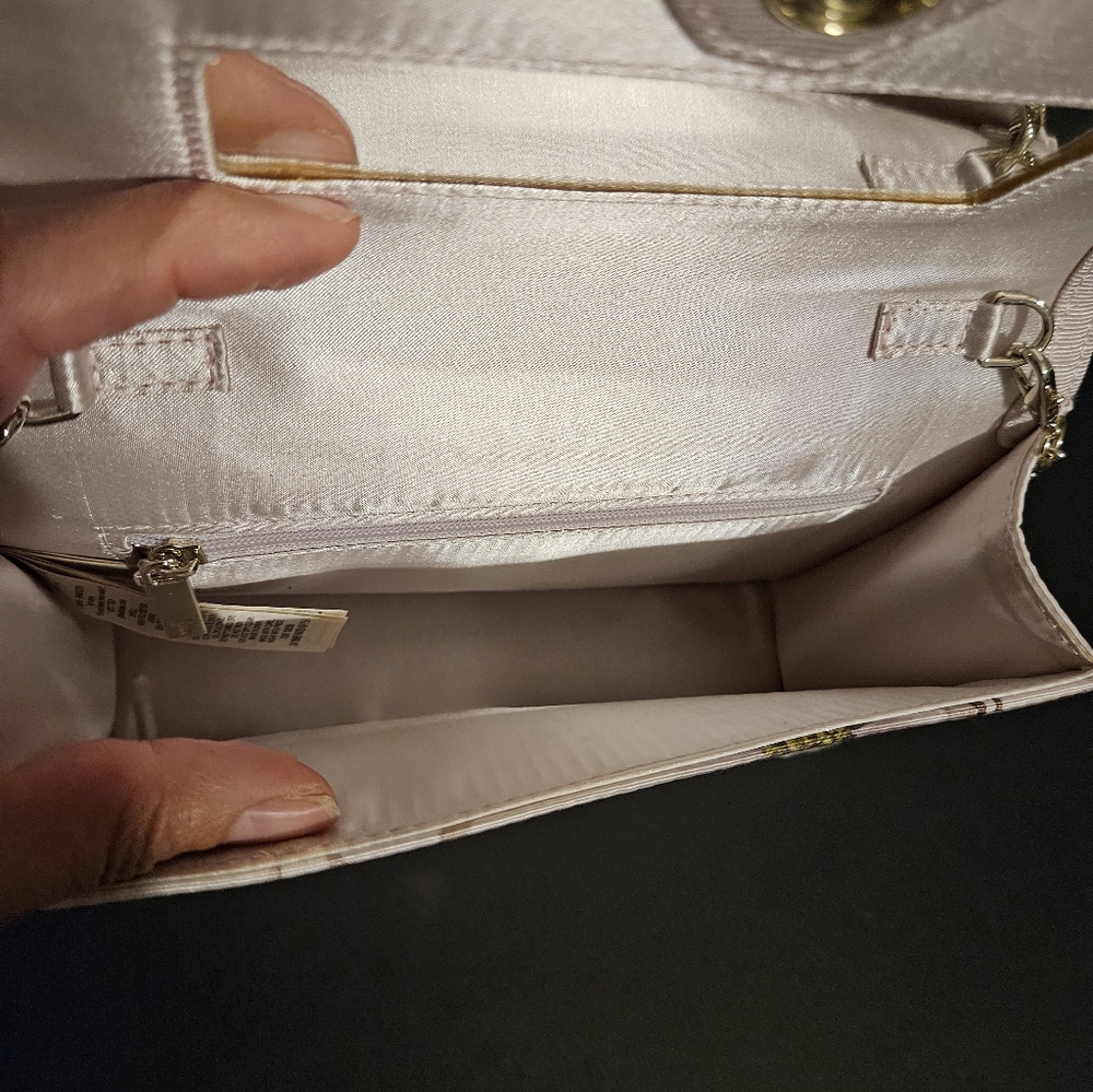 Ted Baker Clutch floral Canvas Chain new without tag. - Picture 8 of 9